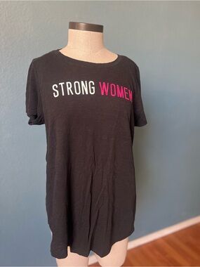 Torrid Strong Women Black Graphic Tee - Empowerment T-Shirt plus size classic